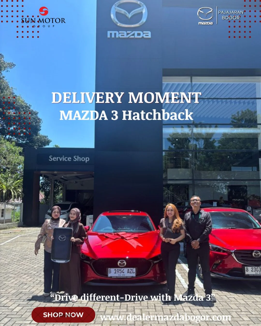 Mazda MX-5 Red Convertible - Dealer Mazda Jakarta Selatan Cilandak